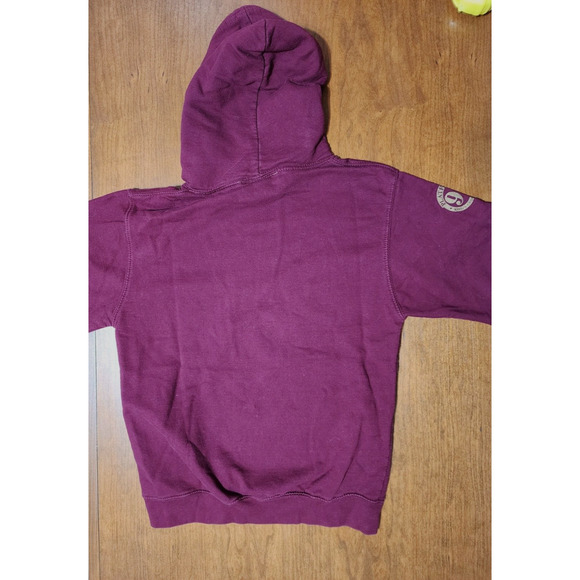 The Harry Potter Shop Platform 9 3/4 Pullover Burgundy Hoodie Sweatshirt Adult S - Picture 2 of 10